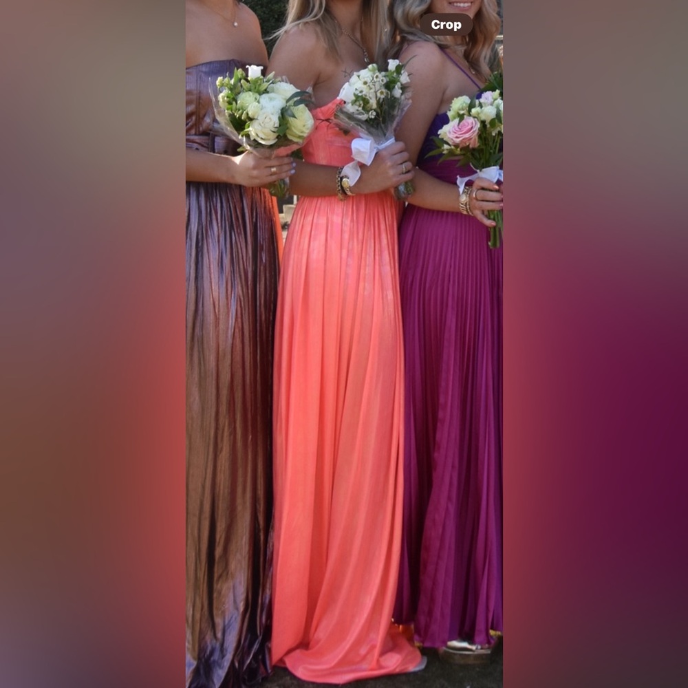 Bronx and Banco Coral Strapless Gown size xs/sm - Picture 5 of 6